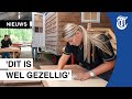 Bizar: ROC-leerlingen krijgen les in tent