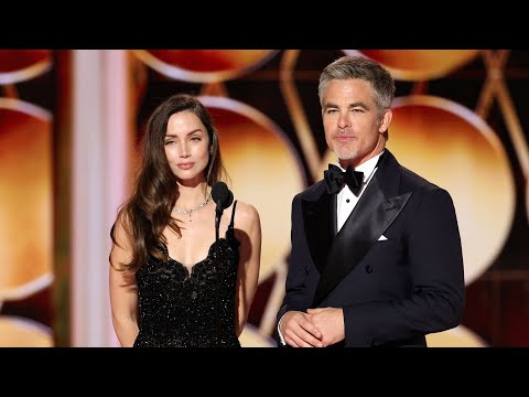 Ana de Armas & Chris Pine Present Best Female Actor – Motion Picture – Drama | 83rd Golden Globes