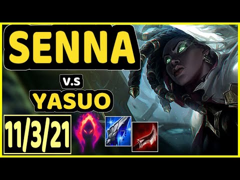 FREEZE (SENNA) vs YASUO - 11/3/21 KDA BOTTOM ADC GAMEPLAY - EUW Ranked GRANDMASTER