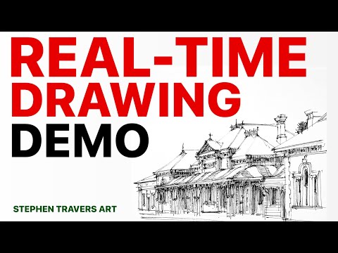 Frustrated with super-fast time lapse drawing videos?