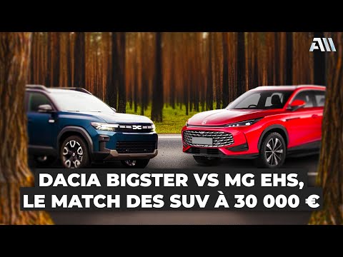 Dacia Bigster vs MG EHS, the €30,000 SUV match! ⚡