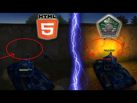 HTML5 VS FLASH Graphics | TANKI ONLINE HTML5 CLIENT | танки онлайн html5 VS Flash | AV Gamers