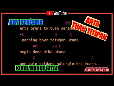 Ary Kencana - Arta Tuah Titipan ( Kord / Kunci Gitar )