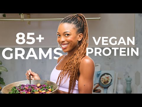 What I Eat for 80+ g Vegan Protein Everyday (no powders)