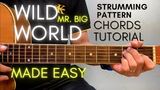 Mr. Big - Wild World Chords (Guitar Tutorial) for Acoustic Cover