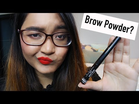 Testing a BROW POWDER! Lottie London Arch Rival Brow Powder 2018