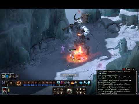 Pillars of Eternity II  Deadfire Solo Priest vs Beast of Winter PoTD