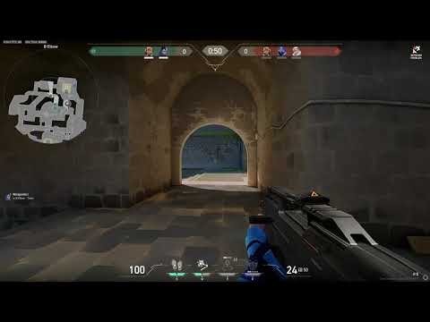 Bulldog in pistol round in spike rush(VALORANT Funny Moments)