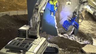 Liebherr 960 SME demolition of a power plant part 2