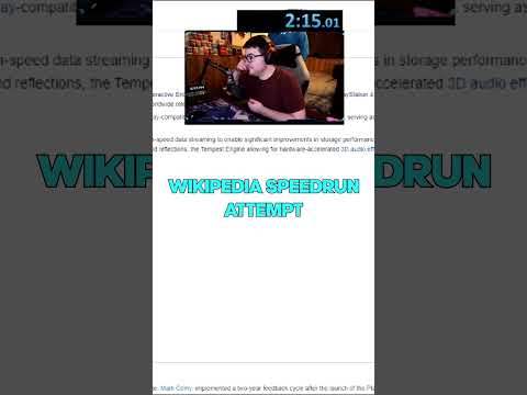 The Best Wikipedia Speedrunner