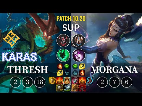 EM Karas Thresh vs Morgana Sup - KR Patch 10.20