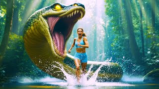 Lost Women Surviving in the Forest | Secret Shelter Inside a Tree & Giant Python Snake