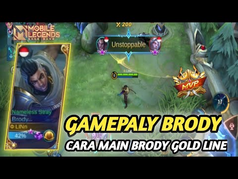 GAMEPLAY CARA MAIN BRODY OFFLENER PAKAI BUILD TERSAKIT 2021|| TIPE ROTASI BRODY GOLD AGAR CEPAT JADI