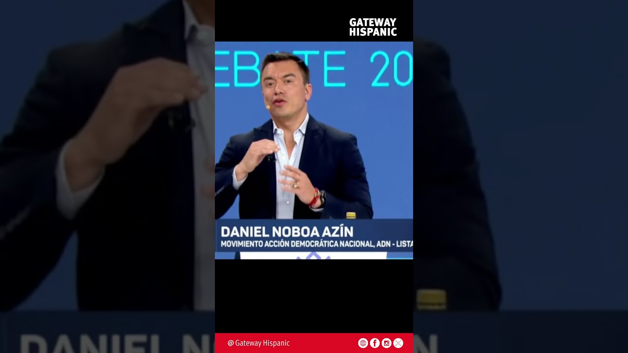 Daniel Noboa: "No queremos que Ecuador se convierta en Narco-Estado"