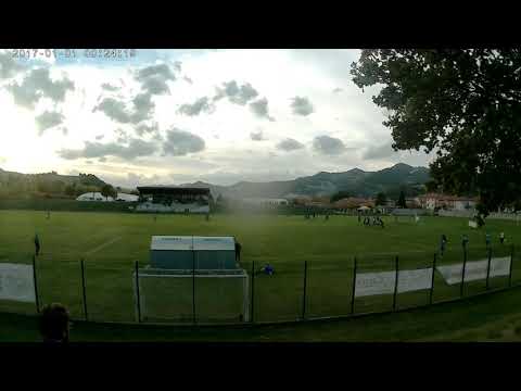 U.S. Fermignanese - Lunano : Schema su punizione laterale , cross pericoloso respinto dal portiere