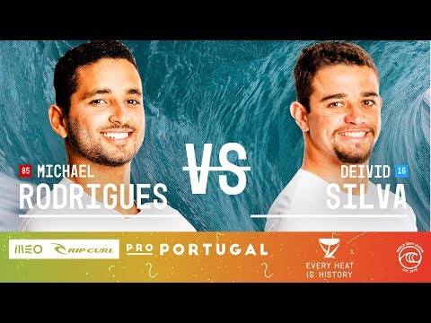 Deivid Silva vs. Michael Rodrigues - Round of 32, Heat 4 - MEO Rip Curl Pro Portugal 2019