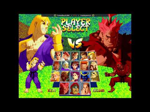 Fightcade 2 Street Fighter Alpha 2 - Funkybee12 VS Comeback386