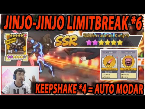 🔥🔥JINJO JINJO LIMIT BREAK *6 & KEEPSHAKE *4 = AUTO RAGEQUIT MUSUHNYA! - ONE PUNCH MAN:The Strongest