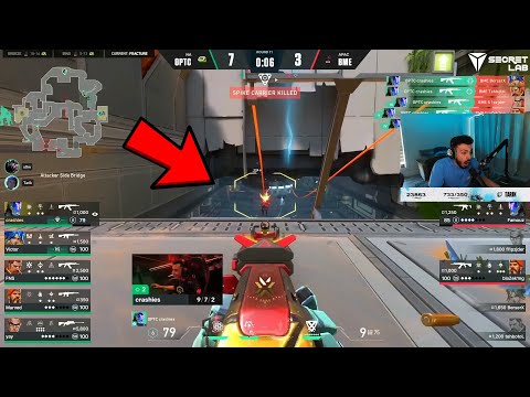 Crashies ACE! Rope Incident OpTic vs BOOM Esports (Valorant Champions İstanbul)