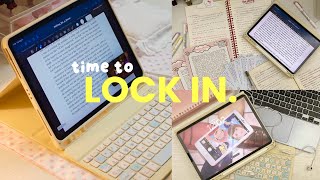 *PRODUCTIVE* study vlog 📚 6:00 AM morning routine, first week of school, readings, what I eat & more