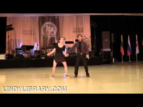 ILHC 2012 - Lindy Hop Pro-Am - Laura Glaess & Dominique Pomeroy