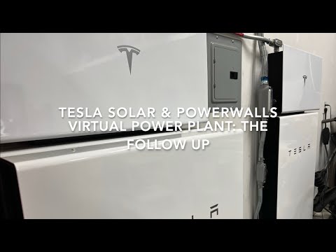 Tesla Solar Panels & Powerwalls: Virtual Power Plant - The Follow Up