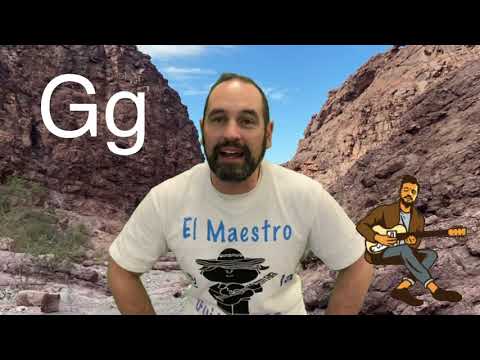 La Letra G y las sílabas ga, go, gu
