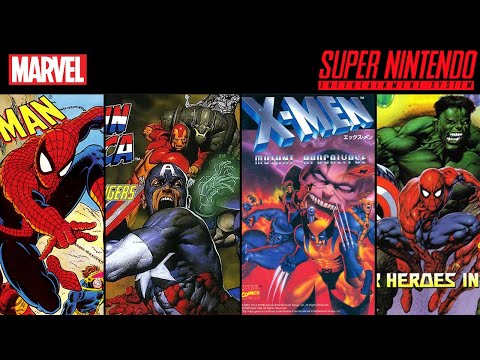 Marvel Superheroes Games for SNES (Super Famicom)