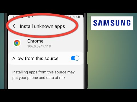 Install Unknown Apps Samsung