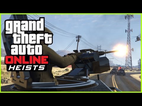 GTA 5 HEISTS GAMEPLAY - GTA 5 ONLINE HEIST DLC "HUMANE LABS" HEIST GAMEPLAY!