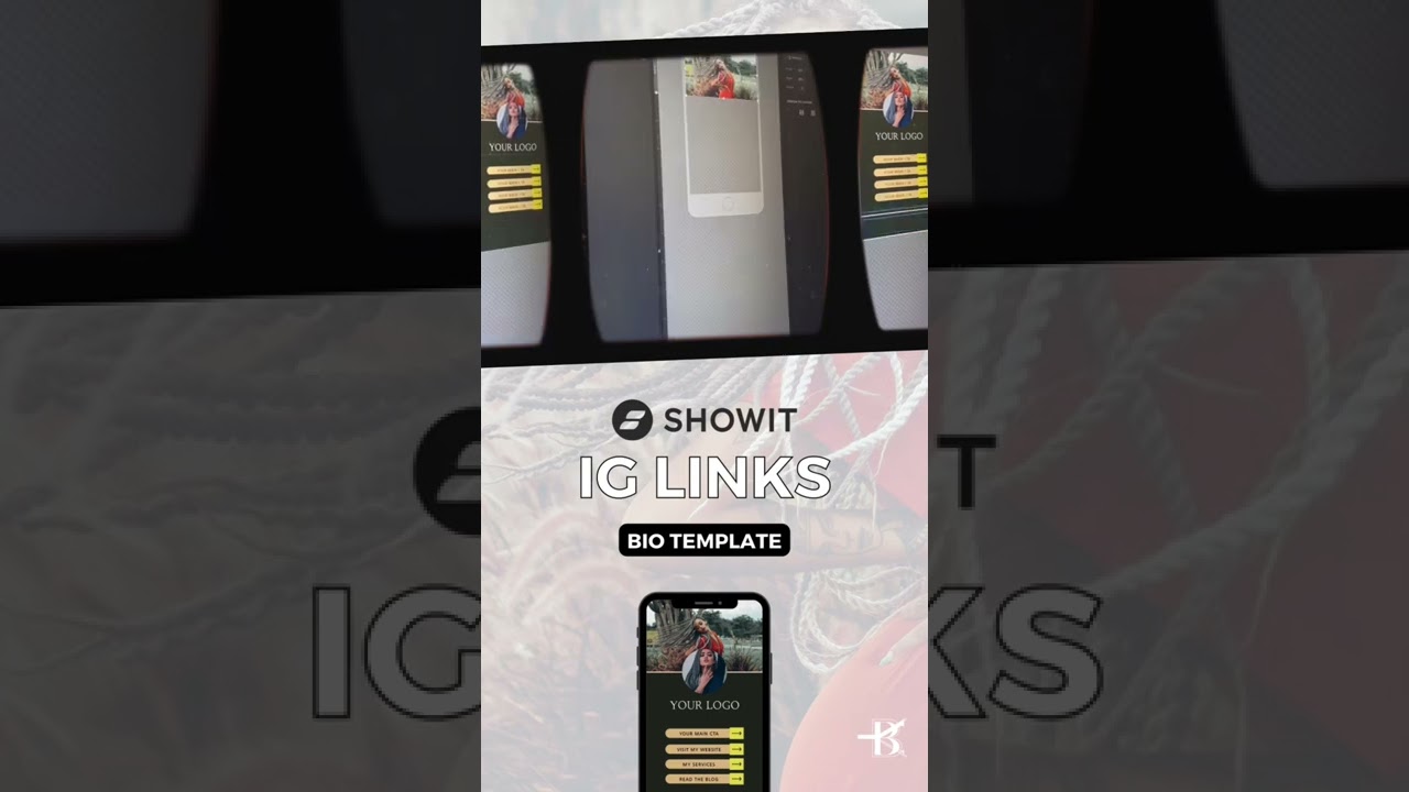 🎬 Behind The Scenes: Creating a Showit Instagram Links Bio page