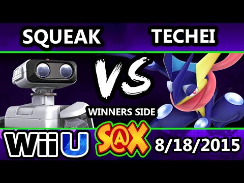 S@X 111 - Techei (Greninja) Vs. Squeak (R.O.B.) SSB4 Tournament - Smash Wii U - Smash 4