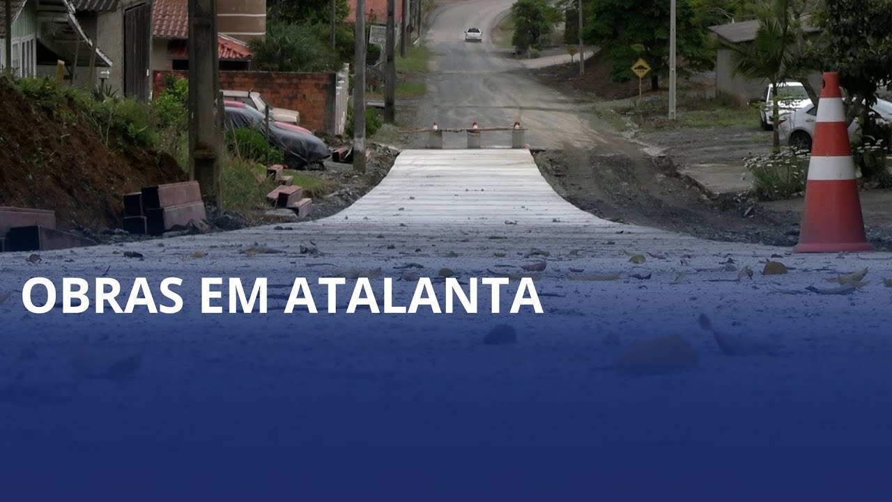 Pavimentação em concreto continua na comunidade de Ribeirão Matilde, em Atalanta