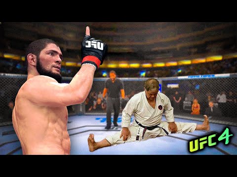 Khabib Nurmagomedov vs. Morio Higaonna | Karate Master (EA sports UFC 4)