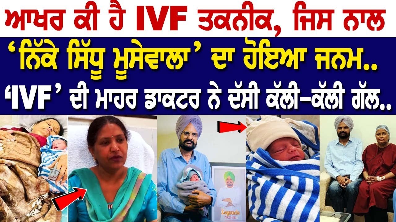 ਆਖਰ ਕੀ ਹੈ IVF ਤਕਨੀਕ, ਜਿਸ ਨਾਲ ‘ਨਿੱਕੇ Sidhu Moosewala’ ਦਾ ਹੋਇਆ ਜਨਮ.. ‘IVF’ ਦੀ ਮਾਹਰ ਡਾਕਟਰ ਨੇ ਦੱਸੀ ਗੱਲ.. ਆਖਰ ਕੀ ਹੈ IVF ਤਕਨੀਕ, ਜਿਸ ਨਾਲ ‘ਨਿੱਕੇ Sidhu Moosewala’ ਦਾ ਹੋਇਆ ਜਨਮ.. ‘IVF’ ਦੀ ਮਾਹਰ ਡਾਕਟਰ ਨੇ ਦੱਸੀ ਗੱਲ..