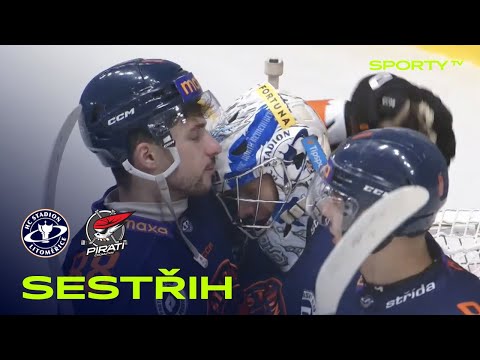 HC Stadion Litoměřice vs. Piráti Chomutov 5:1 | Maxa liga | 37. kolo | SESTŘIH