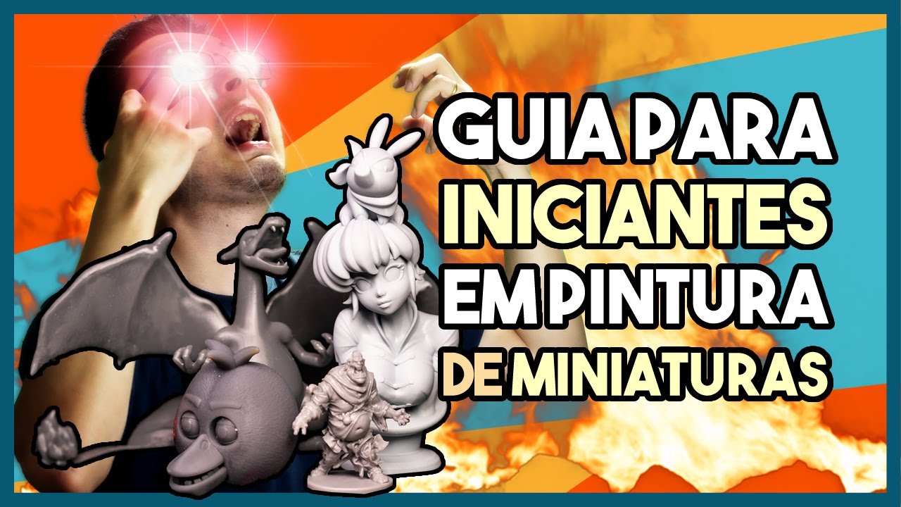 Guia 2024 para INICIANTES em PINTURA de impressão 3d, colecionáveis, toymakeover e miniaturas