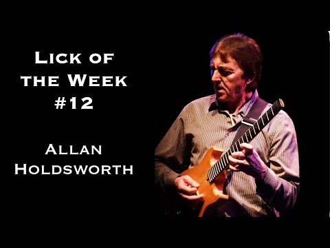 Lick of the Week #12 (Allan Holdsworth G Minor Lick)