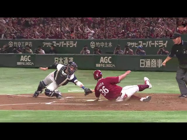 【5回裏】内田も激走!! イーグルス・岡島 逆方向へ先制打!! 2018/5/24 E-Bs