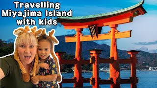 Traveling around Miyajima Island Japan with 2 Toddlers (Day 2 Vlog: Itsukushima/Deer Island)