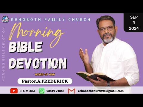 Morning Bible Devotion | 9 SEPTEMBER 2024 | DAY 399 | Pastor.A.Frederick | RFC
