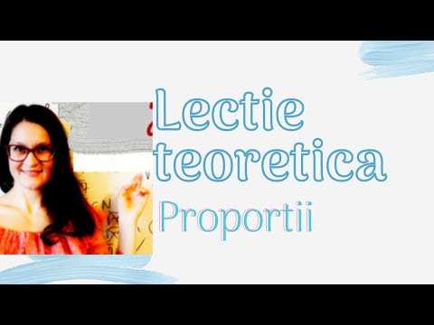 Proporții | Partea I - Clasa VI-a #proportii