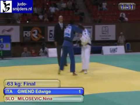 Judo 2009 Yerevan: Gwend (ITA) - Milosevic (SLO) [-63kg].