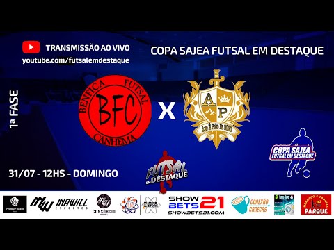BENFICA X AXO É POKO COPA FUTSAL EM DESTAQUE SAJEA #futsal