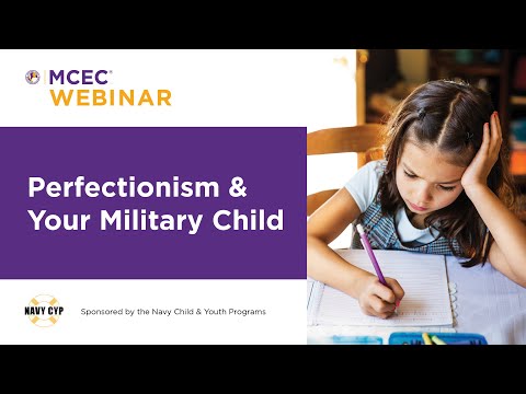 Perfectionism and Your Military Child