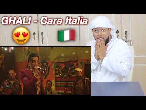 ARAB REACTION TO ITALIAN MUSIC BY GHALI - Cara Italia **UNEXPECTED**