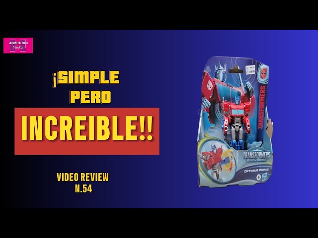 Vídeo relacionado con Transformers EarthSpark, Smash Changers de 1 Paso, Figura de acción de Optimus Prime