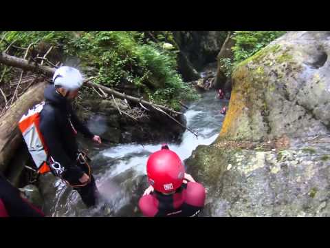 Canyoning Ötztal Obere Auerklamm