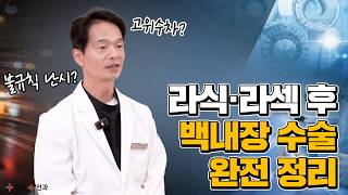 불규칙 난시 환자의 백내장 수술 전략 ｜ 라식 후 환자…