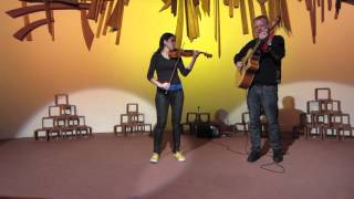 Rev Kevin Hugget and Sylva Švejdarová playing Autumn Leaves